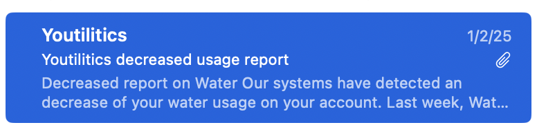 Utility data analysis